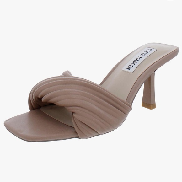 Steve Madden Shoes - NWOT - Steve Madden Women's Twinkled Heeled Sandal, Size 9, Tan